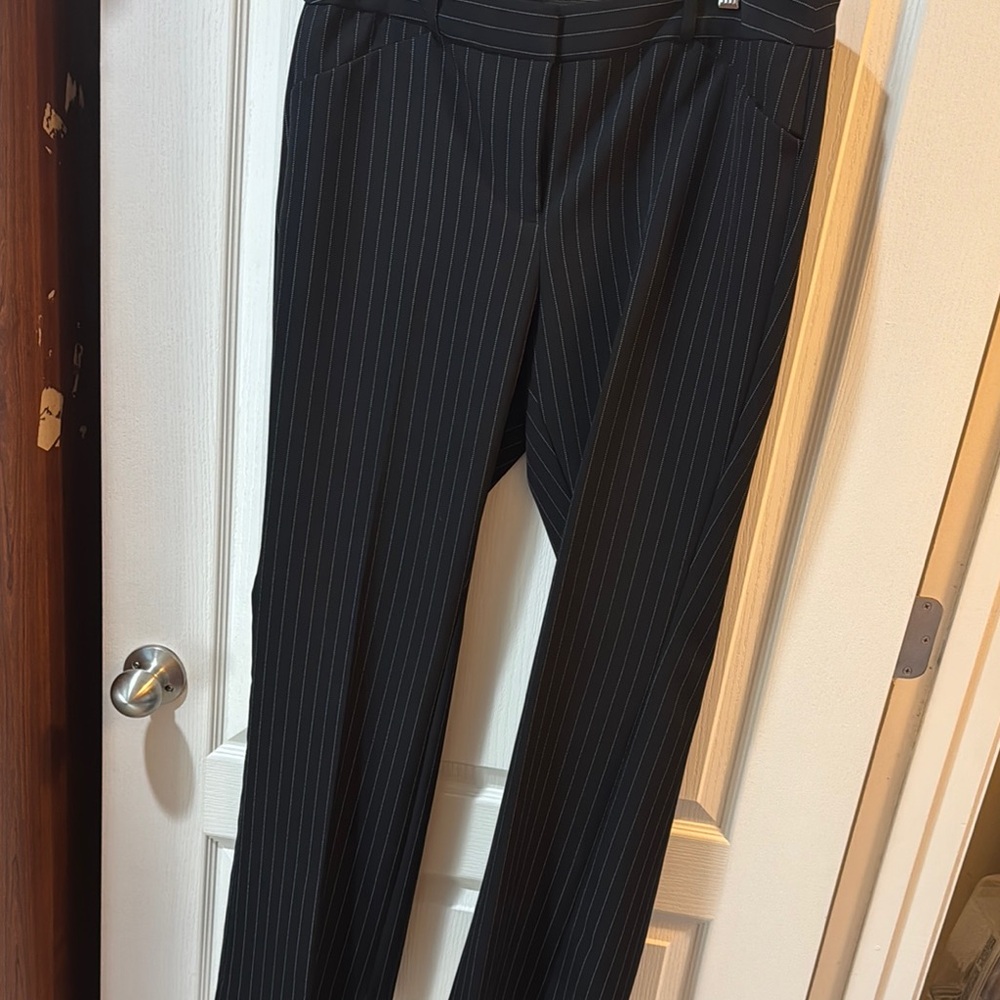 Liz Claiborne Black Pinstripe Pants